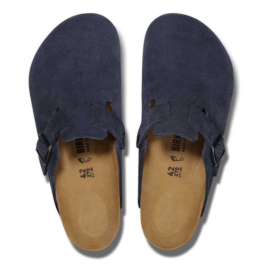 Birkenstock | Boston Suede Leather - New Navy