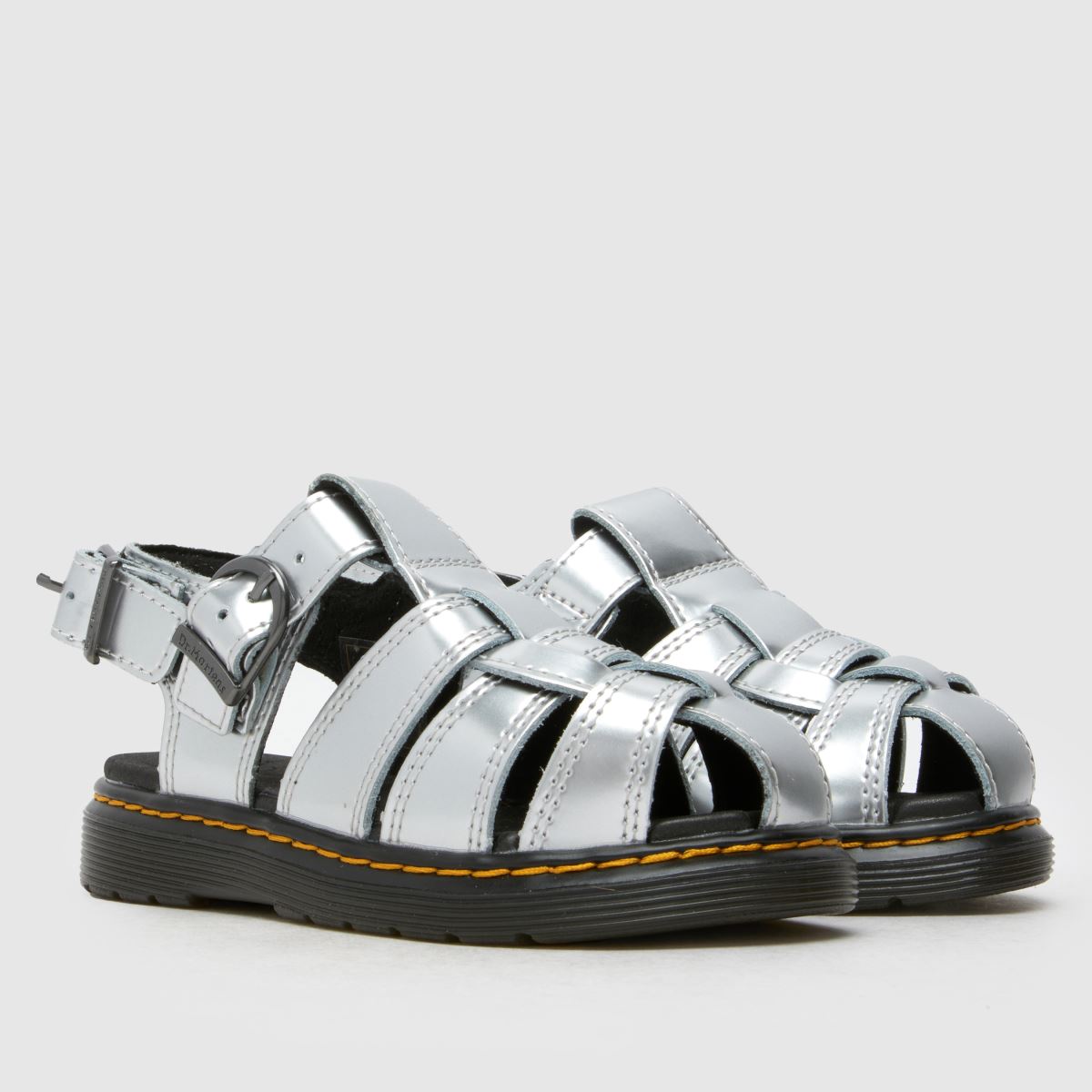 Dr Martens | Caarys Girls Junior in Silver