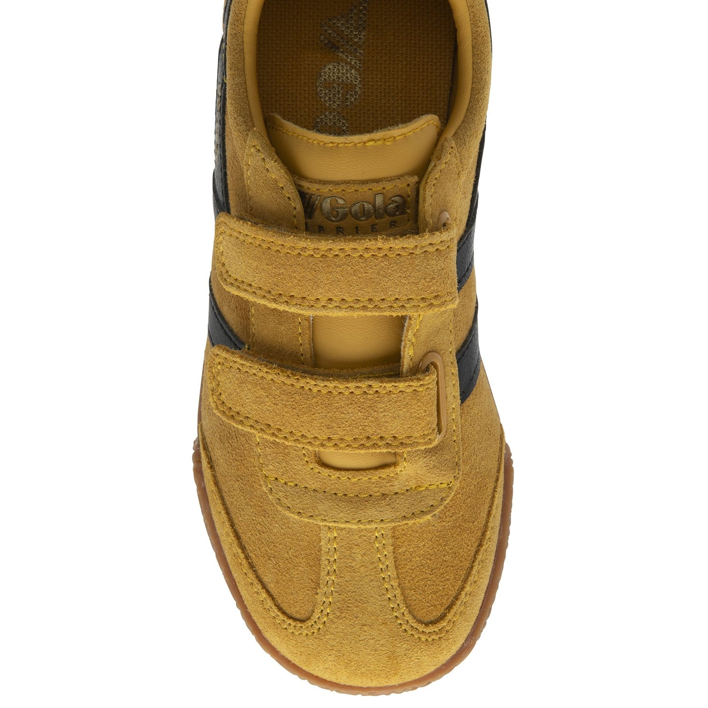 Gola | Classics Kids - Harrier Strap Trainers - Fuchsia/Black/Evergreen