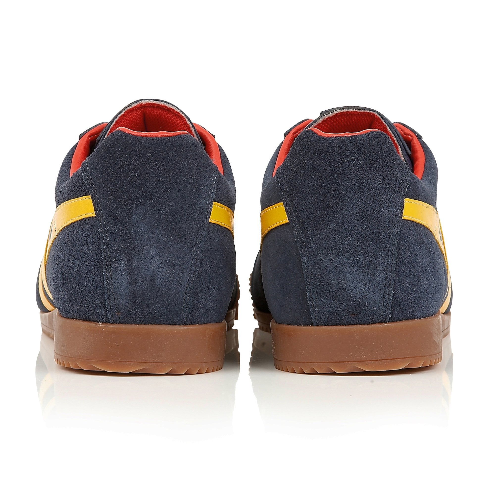 Gola | Classics Men's Harrier Suede Trainers - Navy/Sun/Red