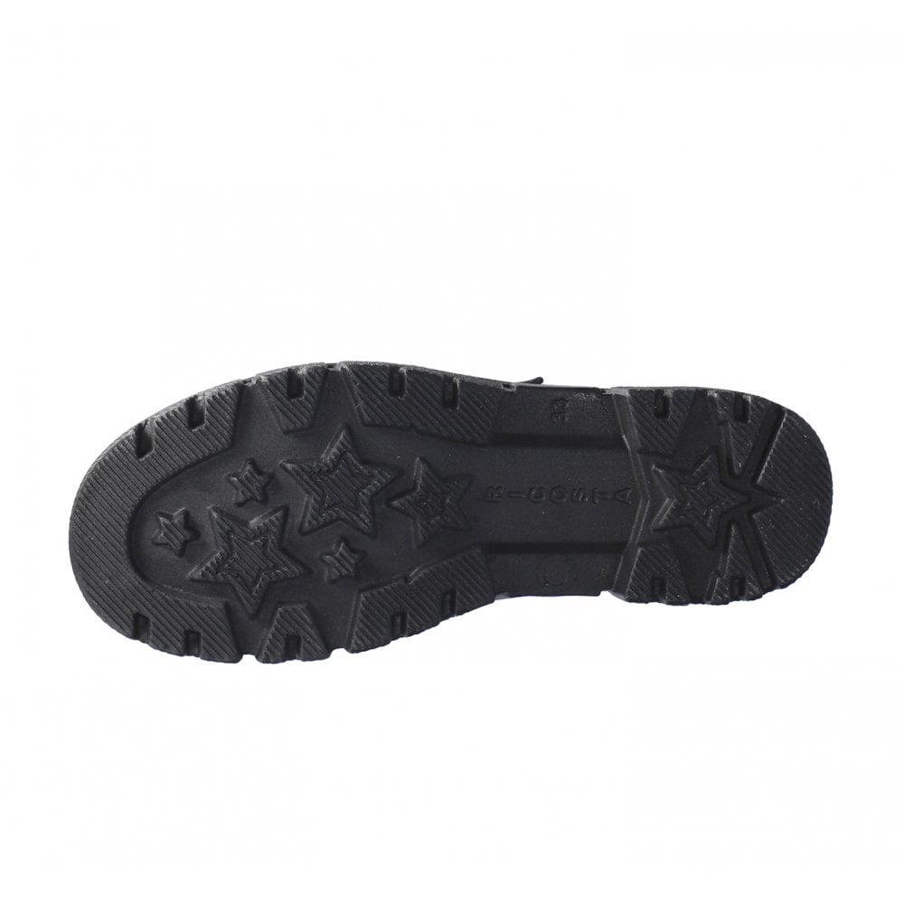 Ricosta Kylie | Black Leather | Medium Fit | Girls Mary Jane School Shoes