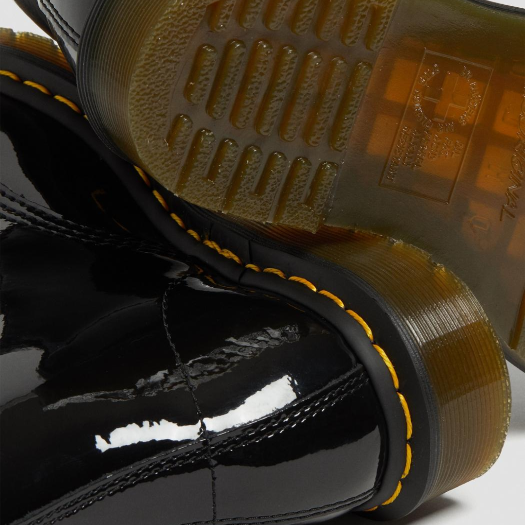 1460 Patent Leather Lace Up Boots