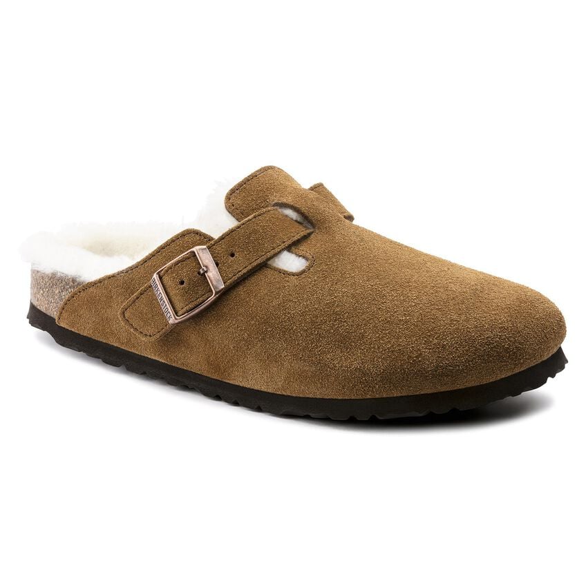 Birkenstock | Boston Shearling Suede Leather - Mink