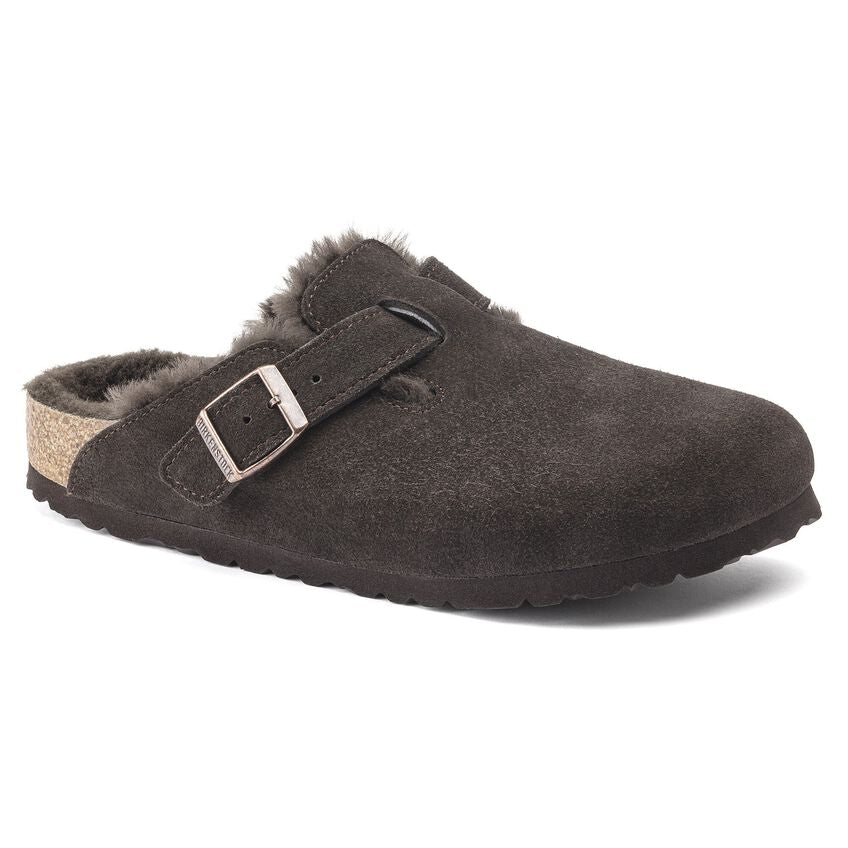 Birkenstock | Boston Shearling Suede Leather - Mocha