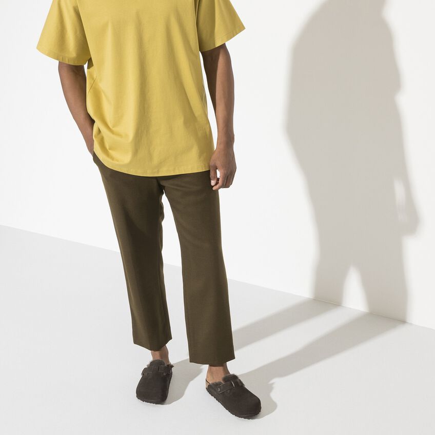 Birkenstock | Boston Shearling Suede Leather - Mocha