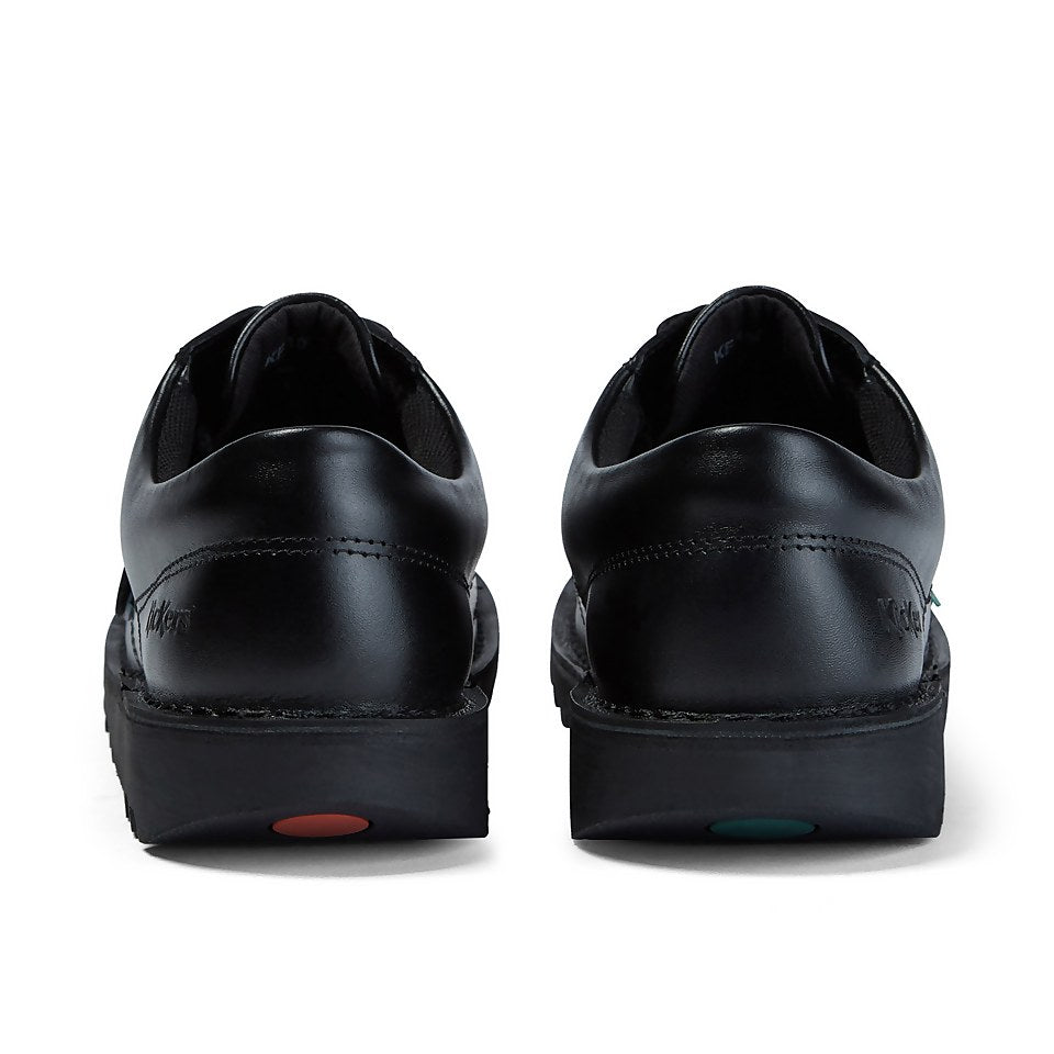 Youth Unisex Kick Lo Leather Black | Kickers
