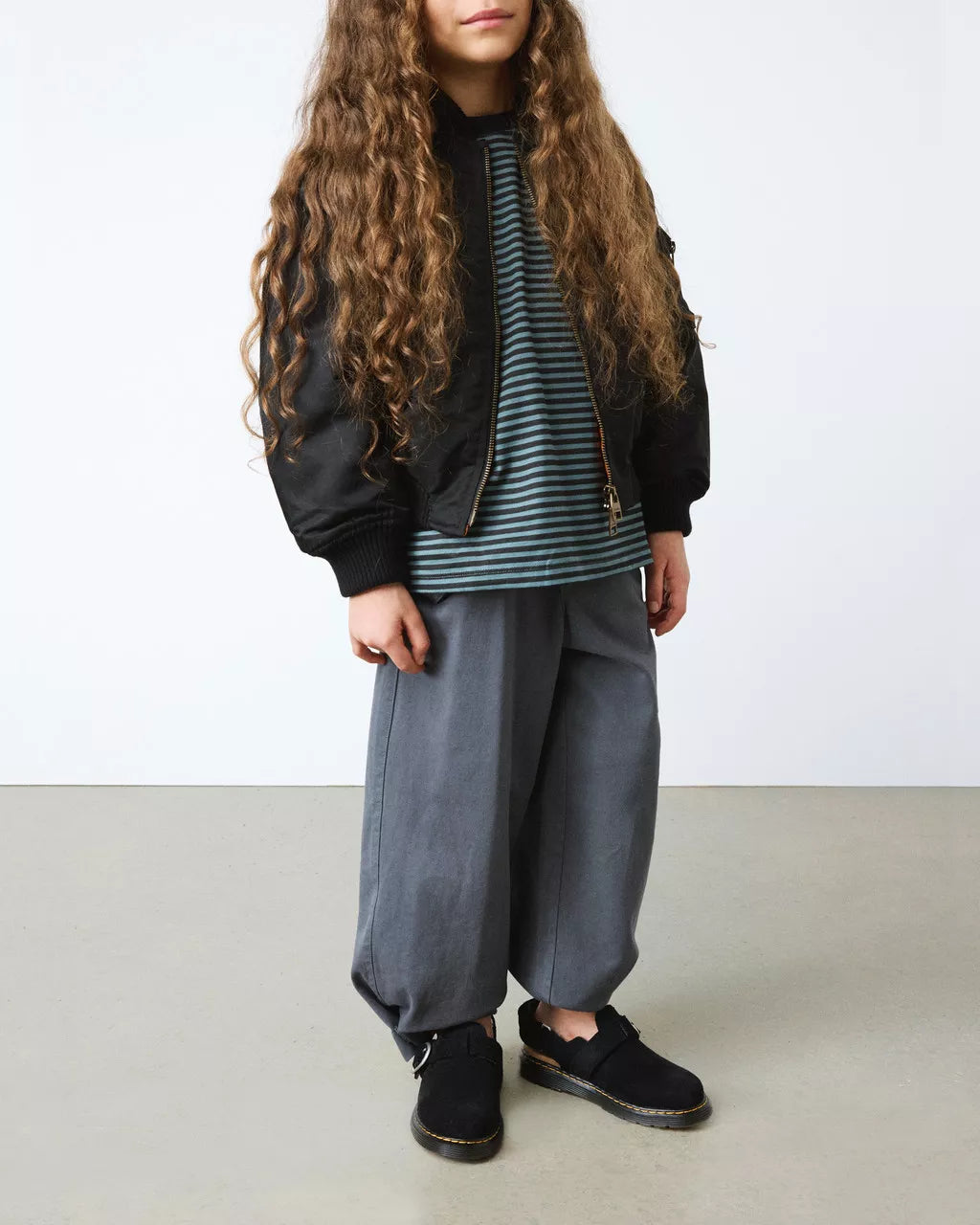 Junior Jorgie Suede Mules | Dr. Martens