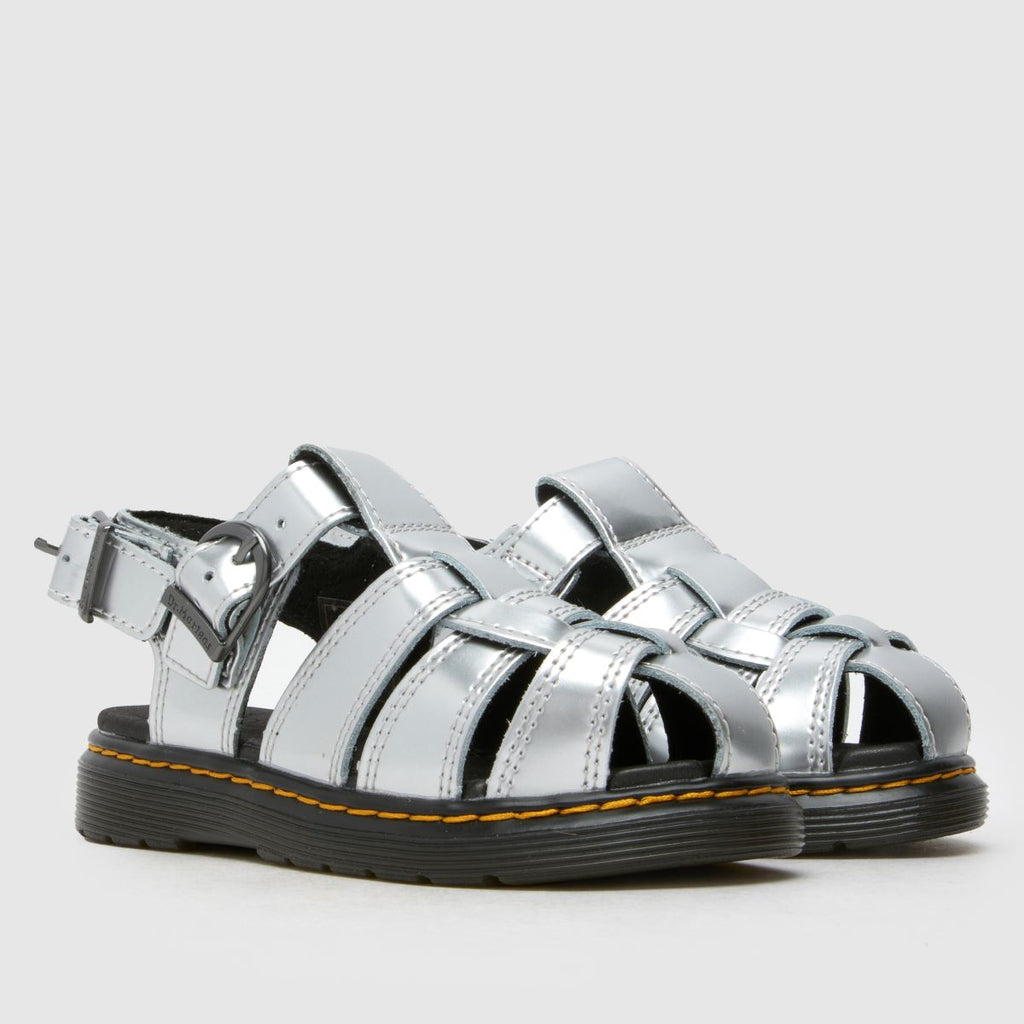 Dr Martens | Caarys Girls Junior in Silver