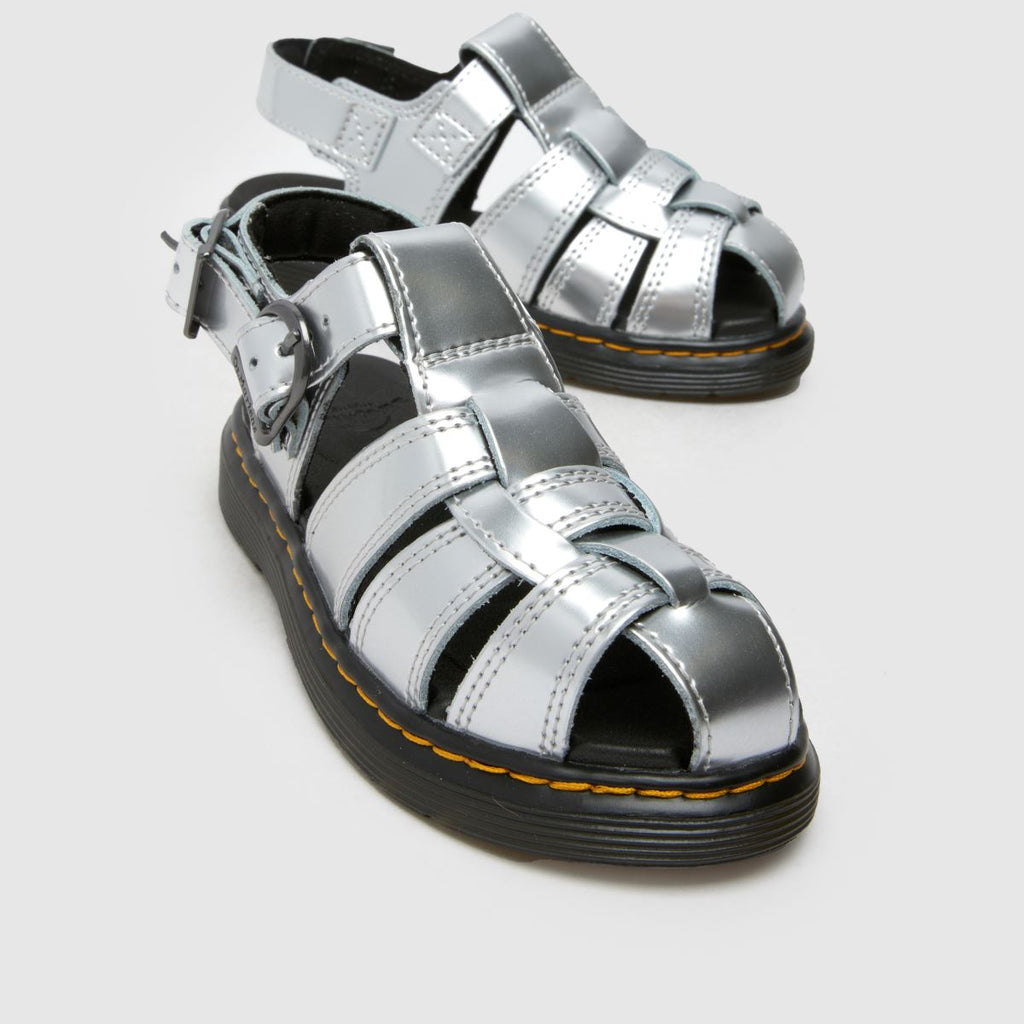 Dr Martens | Caarys Girls Junior in Silver