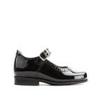 Anna Black Patent | Girls School Shoes