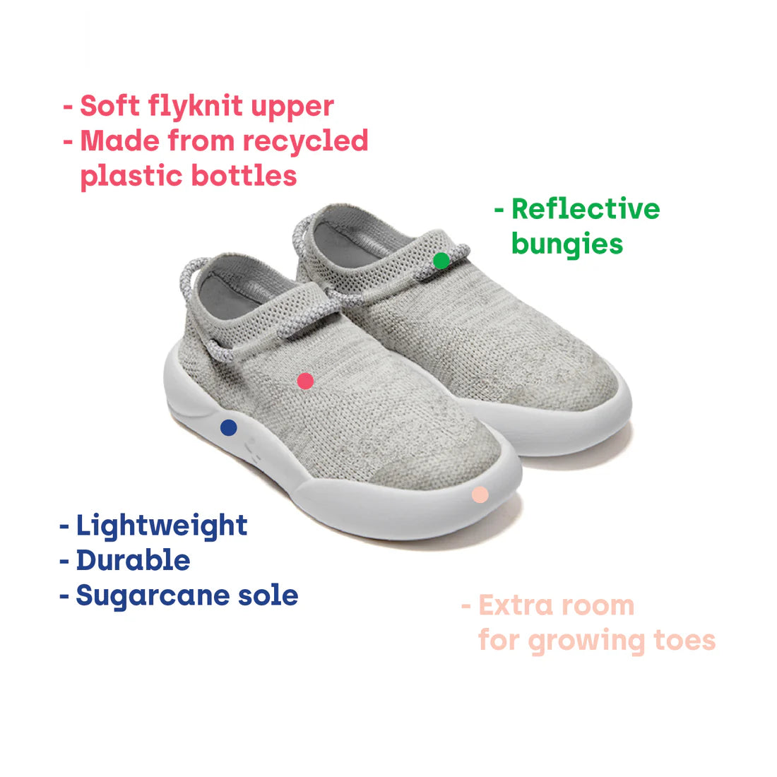 Dubs | Flex | Kids Sneakers - Grey