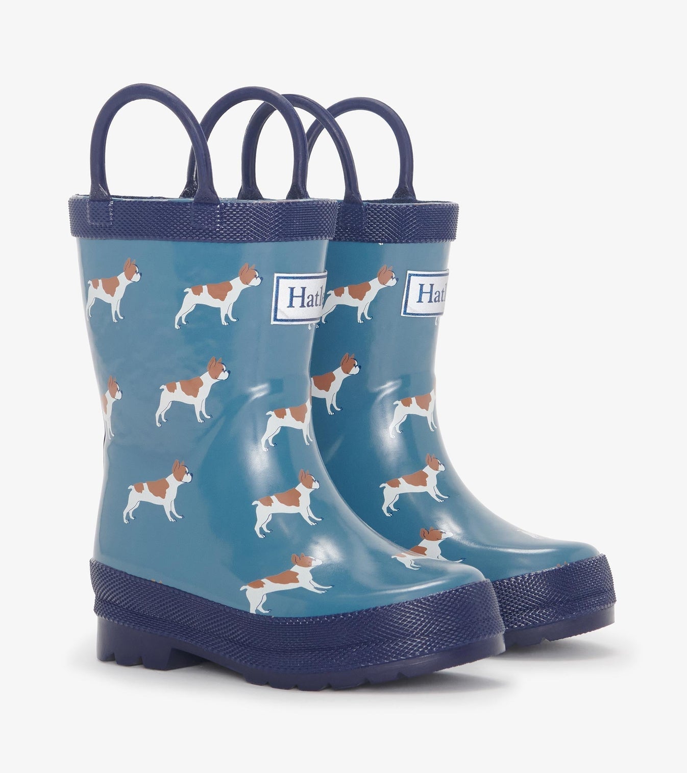 Toddler Boys French Bulldogs Rain Boots