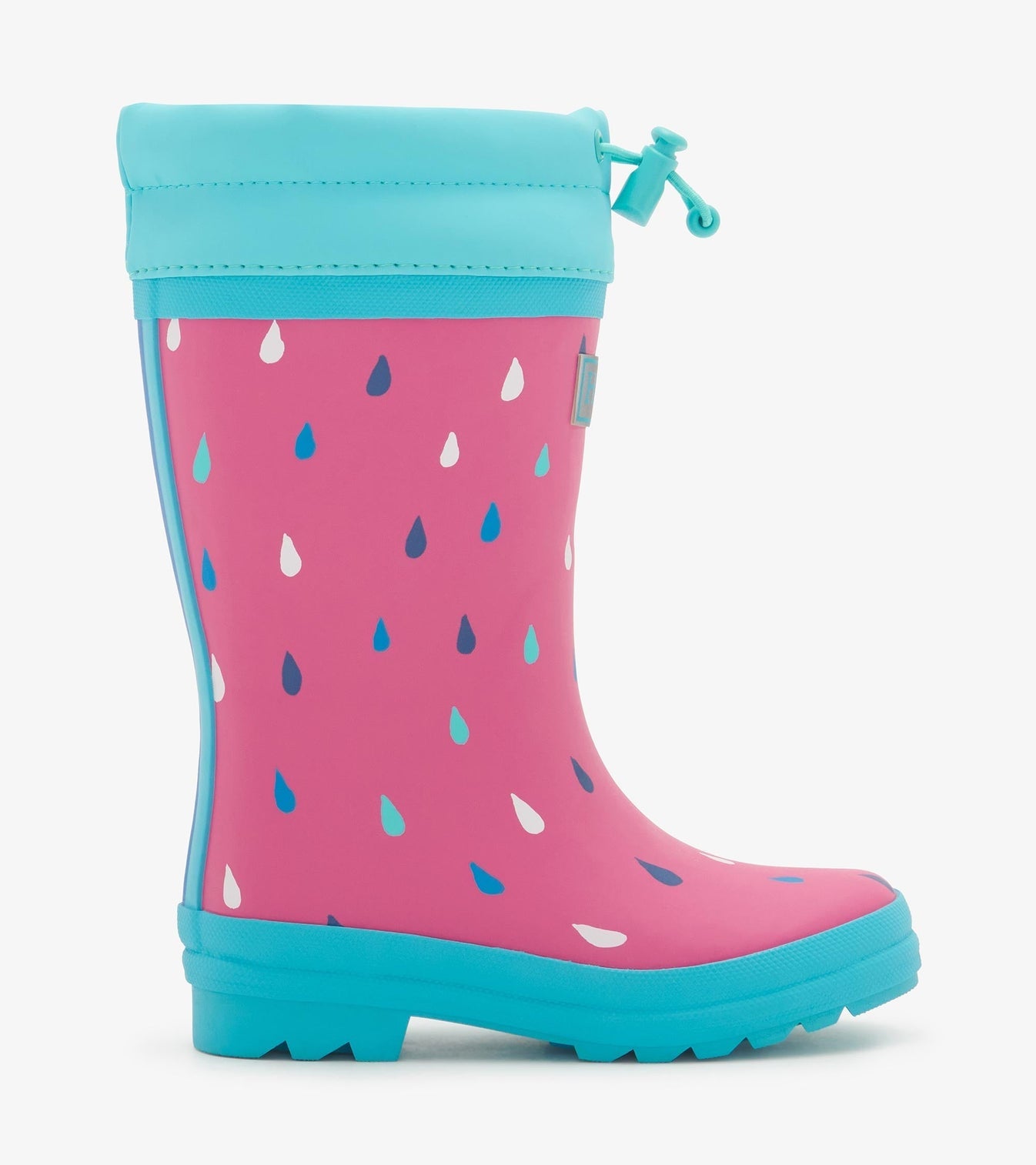 Hatley Girls Tiny Drops Sherpa Lined Rain Boots