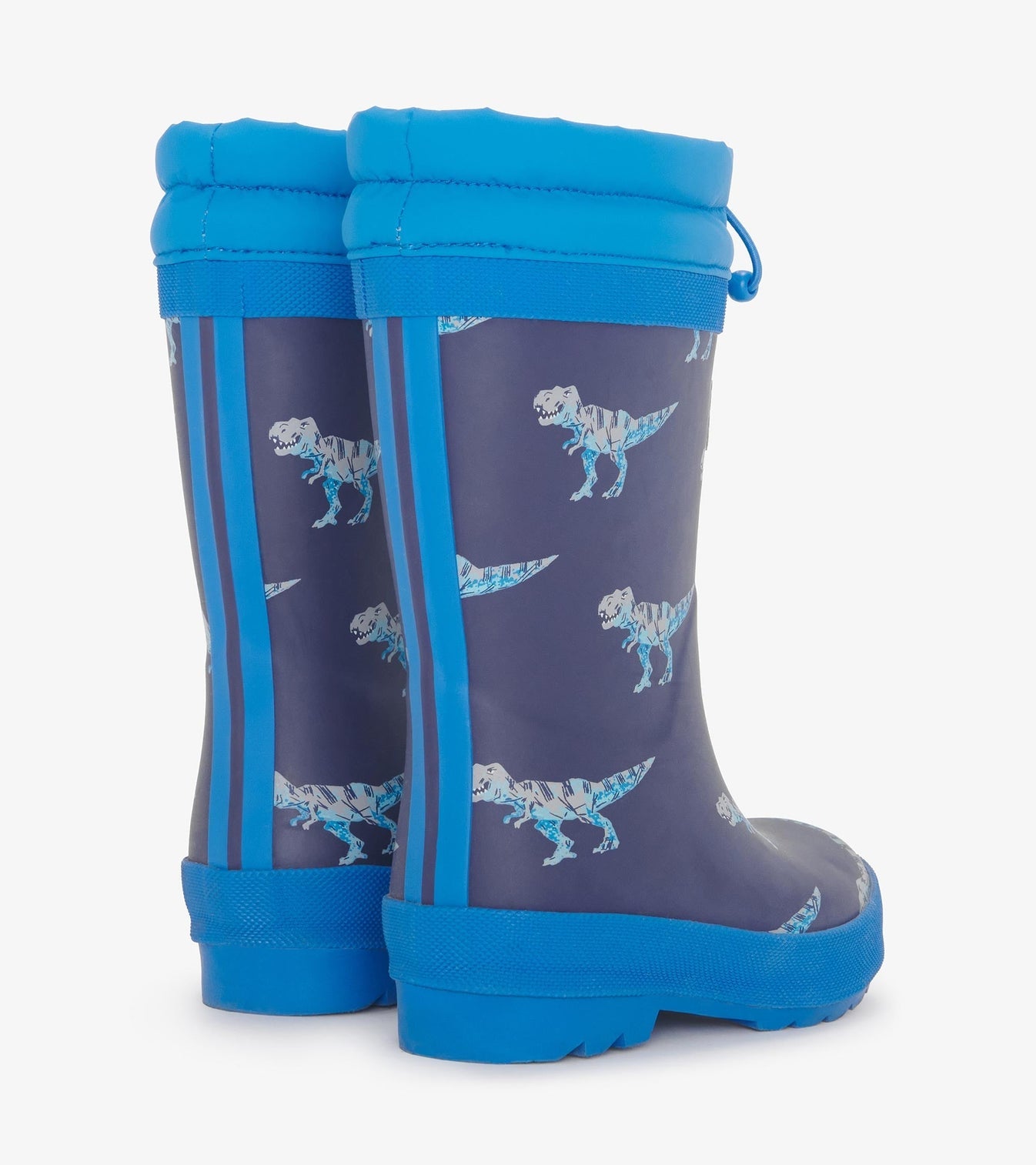 Hatley Boys T-Rex Attack Sherpa Lined Rain Boots