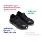 Dubs | Flex | Kids Sneakers - Black