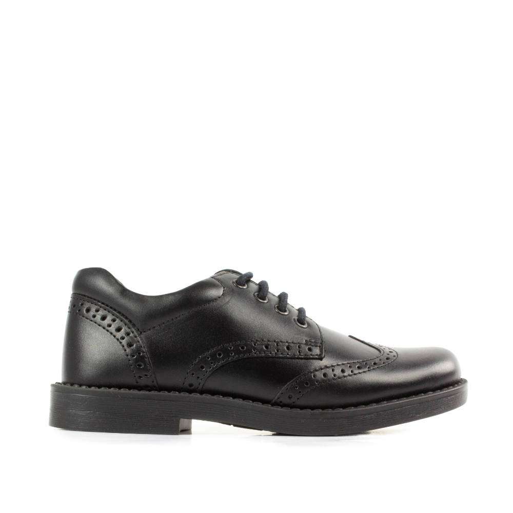 Moses Black Leather | Boys Shoes