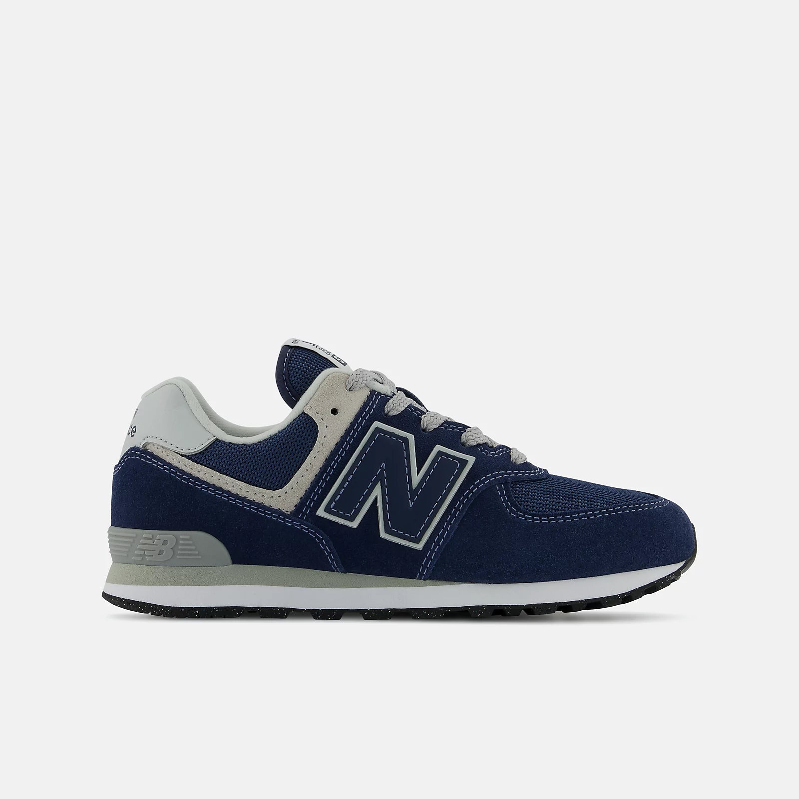Kid's 574 Core | Navy with White