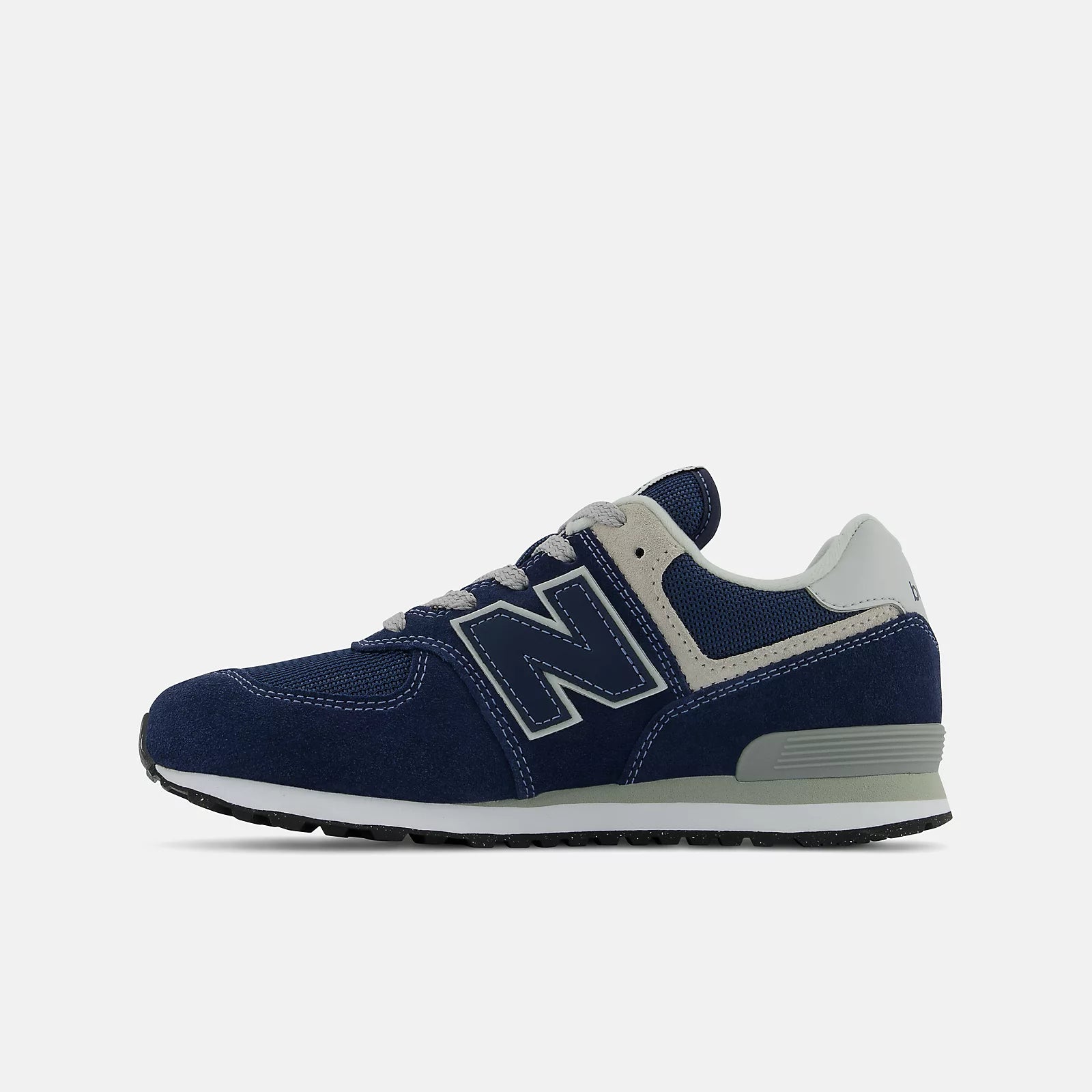 Kid's 574 Core | Navy with White