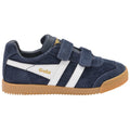 Gola | Classics Kids - Harrier Strap Trainers - Navy/White