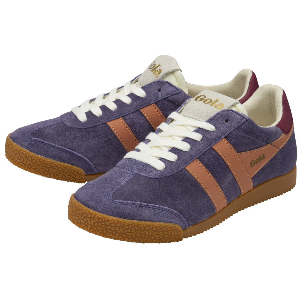 Gola | Classics Women's Elan Trainers - Plum/Terracotta/Cerise