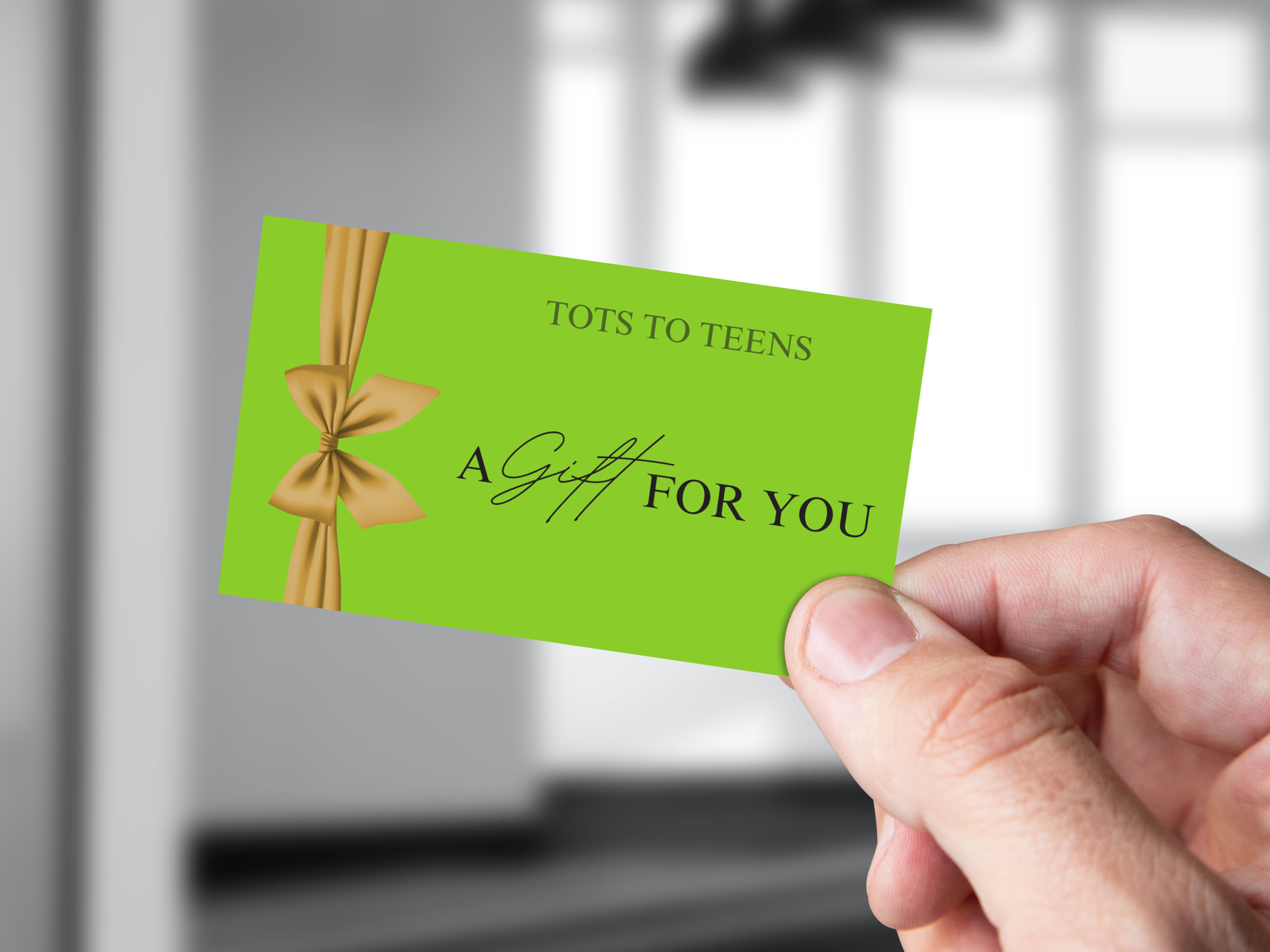 Tots To Teens - Gift Card