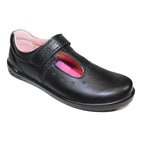 Ricosta Scarlett | Black Leather | Middle Width | Girls T-Bar School Shoes