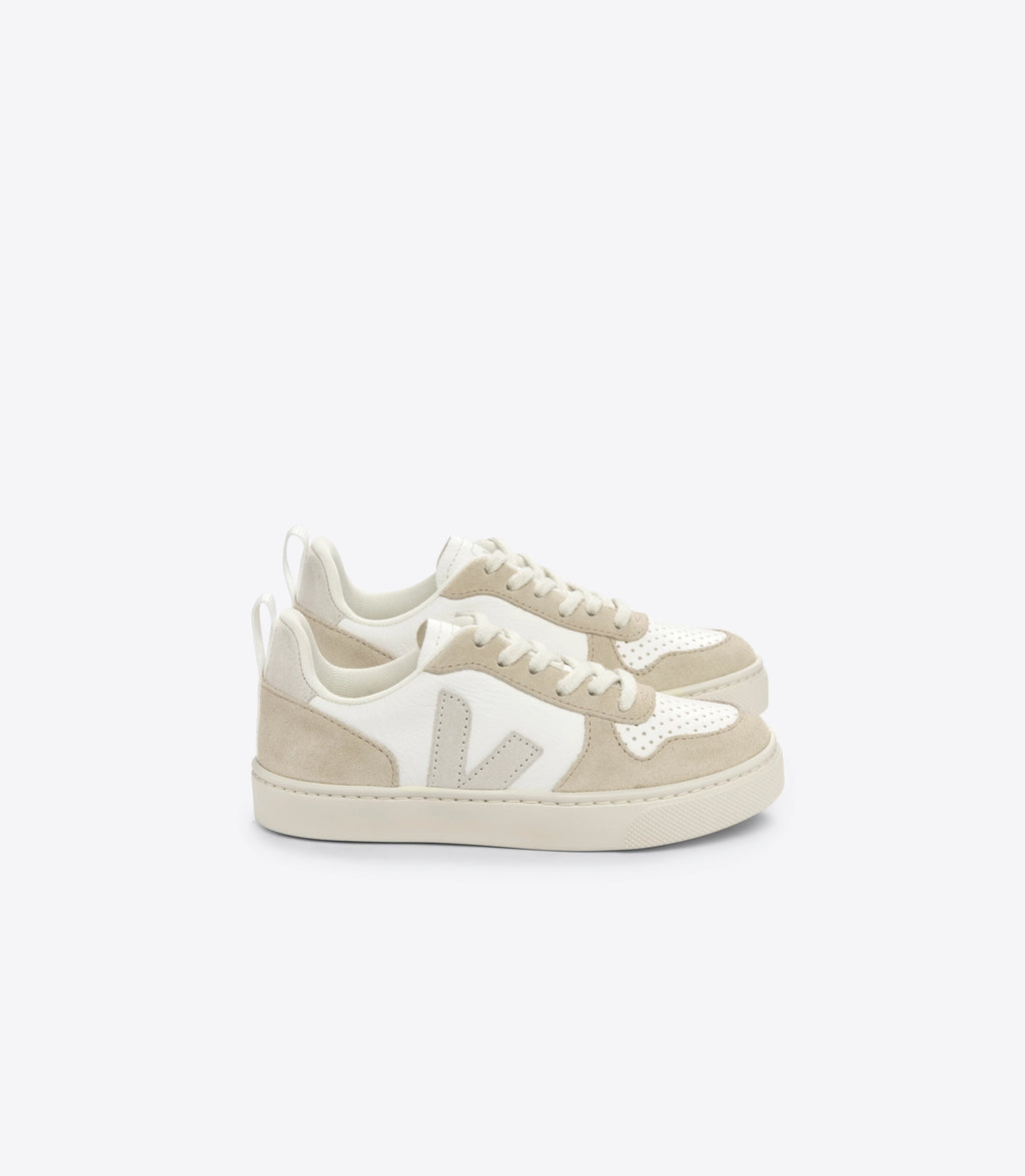VEJA | V-10 SNEAKERS | LEATHER WHITE ALMOND