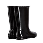 Kids First Gloss Black Wellington Boots