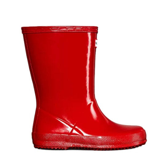 Kids First Gloss Red Wellington Boots