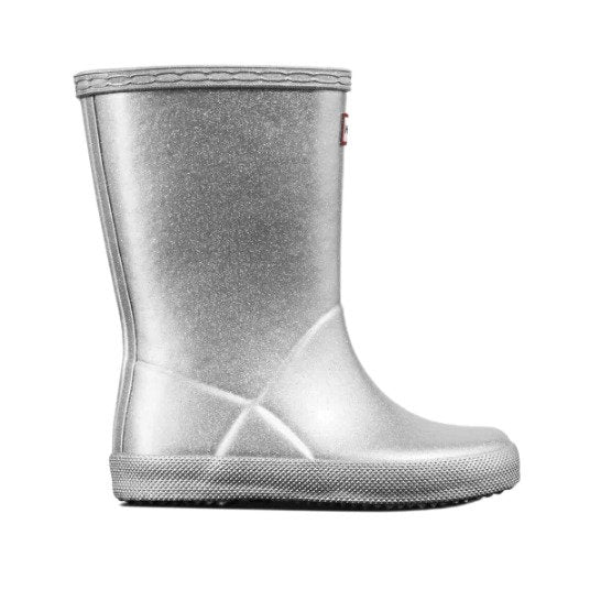 Kids First Cosmic Silver Wellington Boots