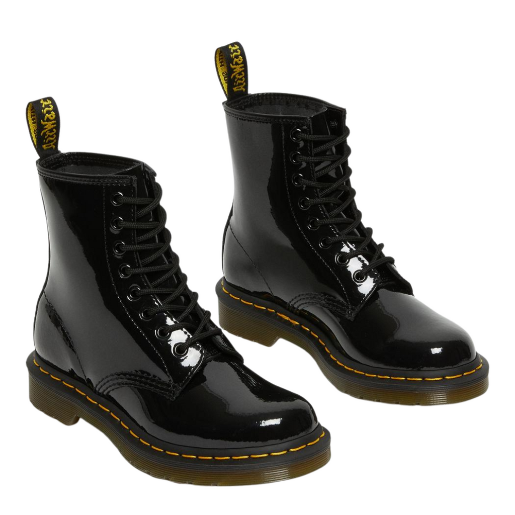 1460 Patent Leather Lace Up Boots