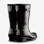 Junior Gloss Black Wellington Boots