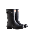 Women's Short Matte Navy Wellington Boots